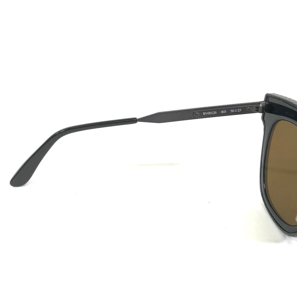 Bottega Veneta Sunglasses BV0012S 003 Black Ruthenium Frames with Brown Lenses
